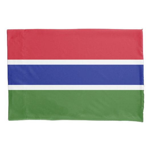 Gambiaanse vlag kussensloop (Voorkant)