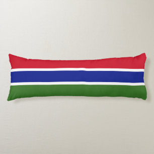 Gambiaanse vlag lichaamskussen