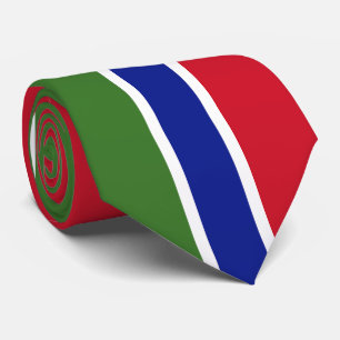 Gambiaanse vlag stropdas