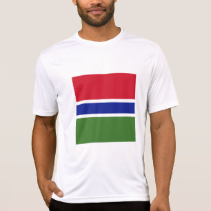 Gambiaanse vlag t-shirt
