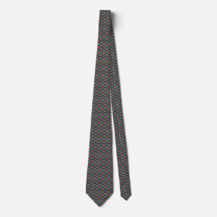 Gambie Drapeau Honeycomb Cravate