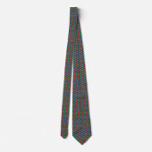 Gambie Drapeau Honeycomb Cravate (Dos)