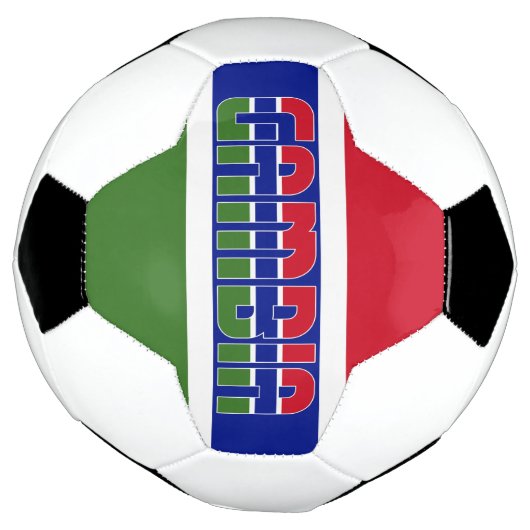 Gambie Drapeau Patriotique (Tourné)