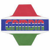 Gambie Drapeau Patriotique (Plat)