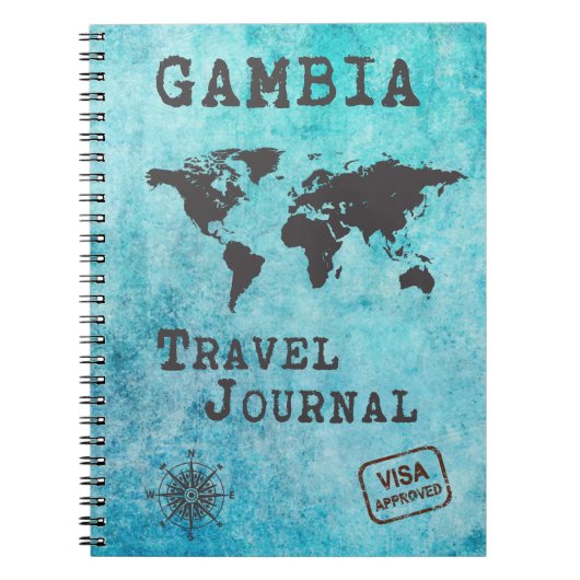 Gambie Travel Journal Vacances Voyage Planificateu (Devant)