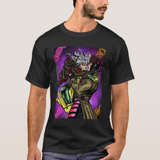 Gambit en Rogue T-shirt (Voorkant)