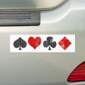 Gambler Bumpersticker (Op auto)