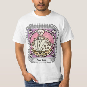 Gambler Skelet Poker T-shirt