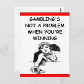 GAMBLEREN BRIEFKAART (Voorkant / Achterkant)