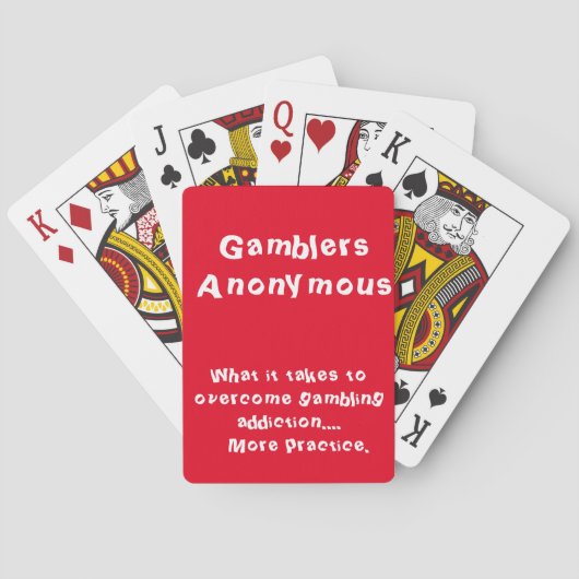 Gamblers Anonymous Pokerkaarten (Achterkant)