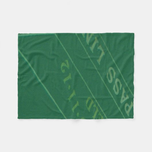 Gamblers Craps Table Afbeelding Fleece Deken (Voorkant (Horizontaal))