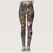 Gambling Casino Pop Fashion Leggings (Devant)