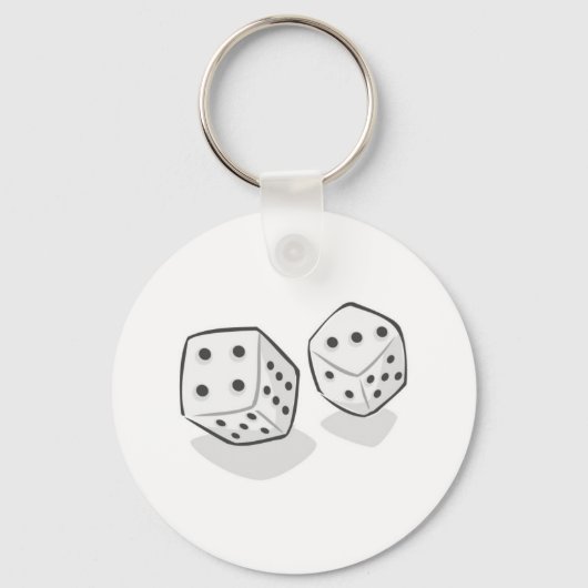 Gambling Dice Sleutelhanger (Voorkant)