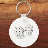 Gambling Dice Sleutelhanger (Voorkant)