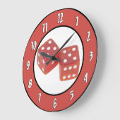 Gambling Dice Wall klok (Hoek)