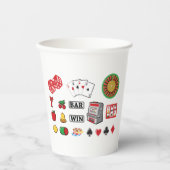 Gambling Elements Casino Games Papieren Bekers (Voorkant)