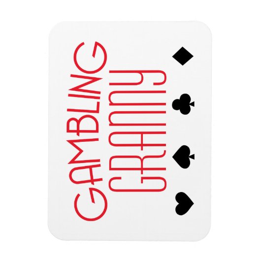 Gambling Granny Magneet (Verticaal)