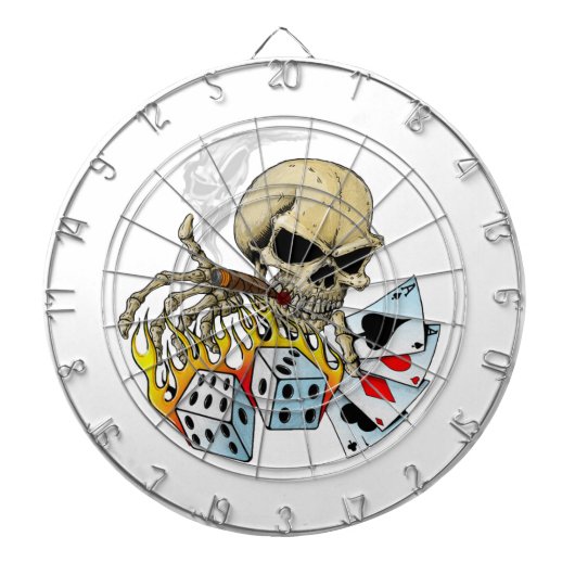 Gambling Skull Dartbord (Voorkant)