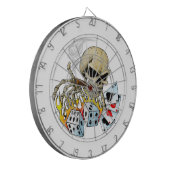 Gambling Skull Dartbord (Voorkant Links)