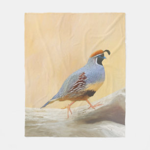 Gambrel's kwartels fleece deken