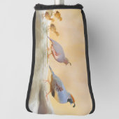 Gambrel's kwartels golfheadcover (Draai 90)