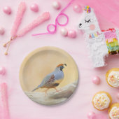 Gambrel's kwartels papieren bordje (Feest)