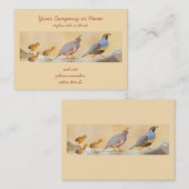 Gambrel's kwartels visitekaartje (Voorkant / Achterkant)