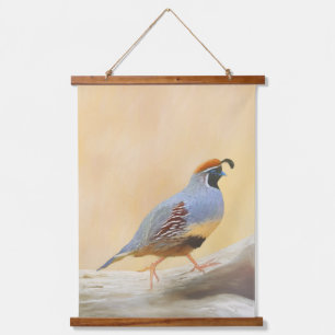 Gambrel's kwartelschilderij - Originele Wild Bird Hangend Wandkleed