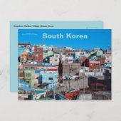 Gamcheon Culture Village Busan Zuid-Korea Briefkaart (Voorkant / Achterkant)