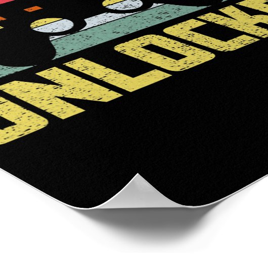  game 11e verjaardag cadeau 11-jarige jongen poster (Hoek)