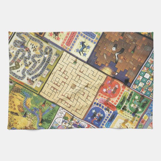 Game aan!  Board-games Theedoek (Horizontaal)