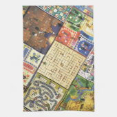 Game aan!  Board-games Theedoek (Verticaal)