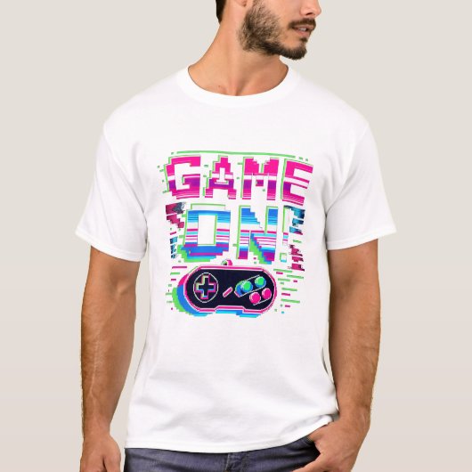 Game aan! t-shirt (Voorkant)
