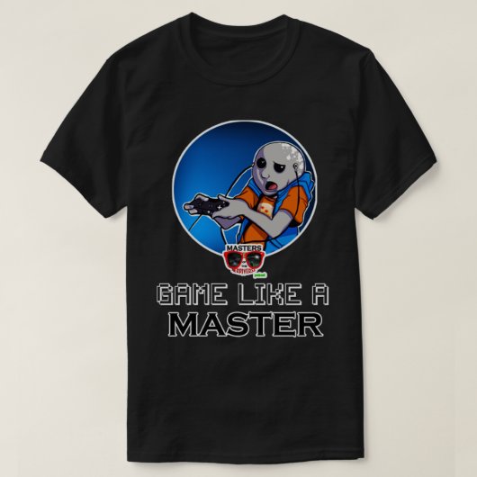 Game als een meester t-shirt (Design voorkant)