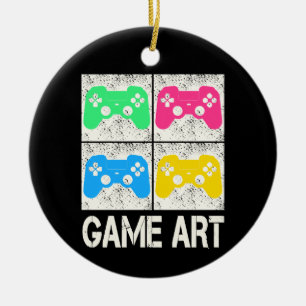 Game Art Gamepad Retro Controller Gamers Keramisch Ornament