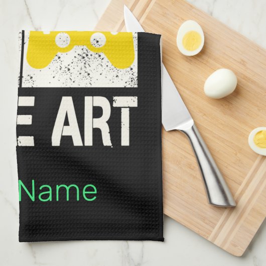 Game Art Gamepad Retro Controller Gamers Theedoek (Quarter Fold)