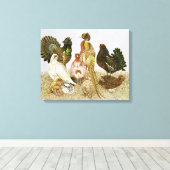 Game Birds Canvas Afdruk (Insitu (Houten vloer))