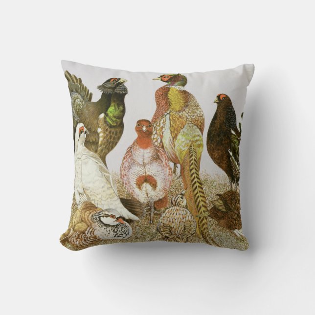 Game Birds Kussen (Voorkant)
