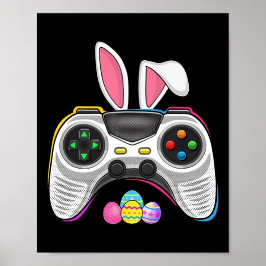 Game Bunny Eggs Costume Paasdag Jongens Kinder Gam Poster (Voorkant)
