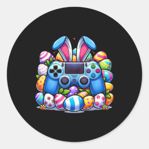 Game Bunny Eggs Costume Paasdag Jongens Kinder Gam Ronde Sticker