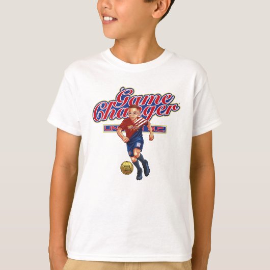 Game Changer Logo Boys Voetbal T-shirt (Voorkant)
