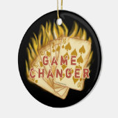 Game Changer poker Ornament (Links)
