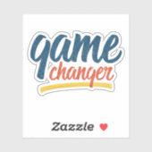 Game Changer Retro verhit Sticker (Vel)