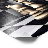 Game Chess Style Foto Afdruk (Hoek)