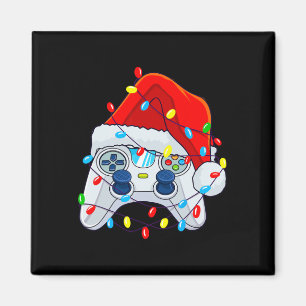 Game Controller Kerstman Hoed Gamer Jongens 1 Magneet