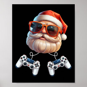 Game Controller Kerstmis Gamer Gaming Enthousiast Poster