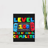 Game Controller Level 100 Days Of School Complete  Kaart (Voorkant)