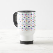 Game Controller Pattern Mug | Cool Gamer Reisbeker (Voorkant links)