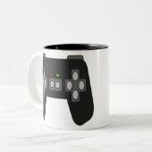 Game Controller Tweekleurige Koffiemok (Voorkant links)