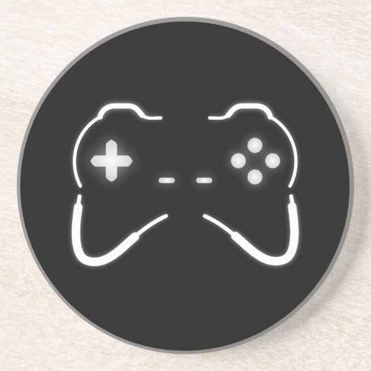 Game Controller Zandsteen Onderzetter (Voorkant)